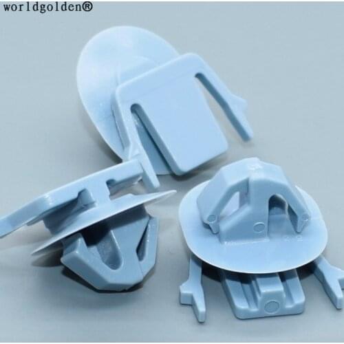 Worldgolden 100pcs plastic clip Rocker Panel Moulding Clip for Nissan Loulan, Murano 2003-On