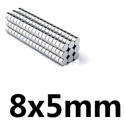 10/20/50PCS 8x5 mm Small N35 Round Magnet 8mm*5mm Neodymium Magnet Dia 8x5mm Permanent NdFeB Strong Powerful Magnet 8*5 mm