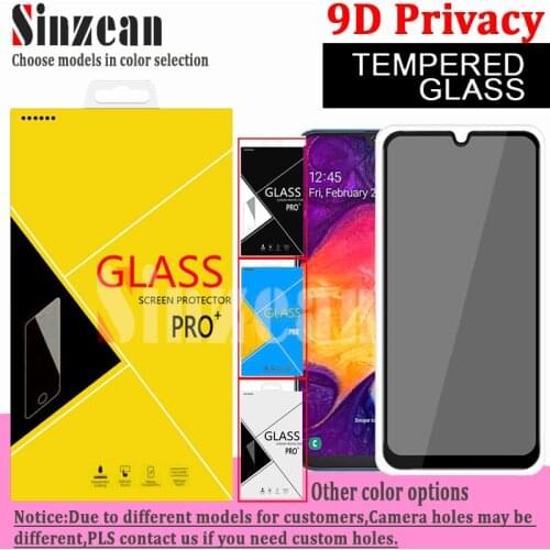 100pcs For Samsung S21 Plus/Note 20/S20 FE/J4 Plus/J6 Prime/J8 2018/F41/F52 9D Full Glue Privacy Tempered Glass Screen Protector