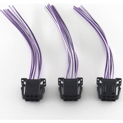 1J0 972 926 1J0972926 Seat Adjust Switch Plug Wiring Harness 6-Pin For Golf MK5 MK6 CC A4 A5 A6 Q5 Q7 S4 S5 S6 Superb 2008-2010