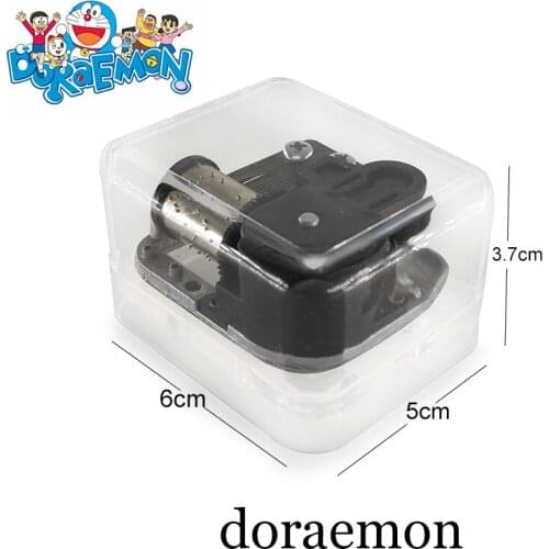 Acrylic wind up Doraemon Song Doraemon no Uta music box for Christmas birthday new year kids gift boys girls student toy