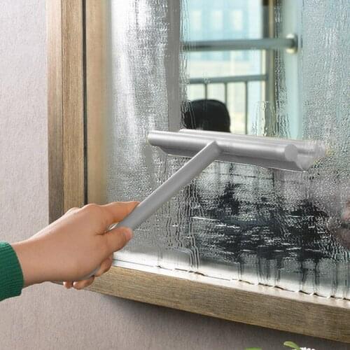 Floor Eco-Friendly Long Handle Mirror Wall Hanging Glass Wiper Household Removable Washing Window Cleaning Water Scraper