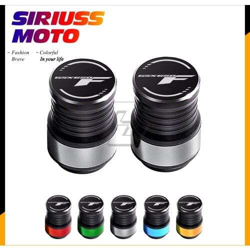 Motorcycle Accessories Wheel Tire Valve Caps Covers Case for Suzuki GSX650F GSX 650F Rim