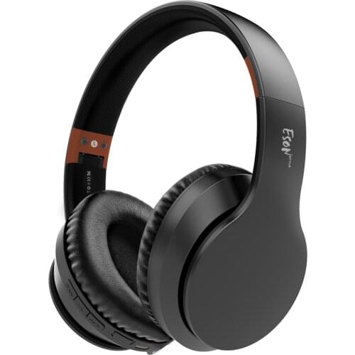 Eson style Bluetooth Over Ear Noise Reducing Headphones Wireless Headphones With Mic Passive Noise Blocking HiFi Stereo Headset