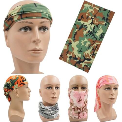 Realtree Hunting Bandana Tube Mask Windproof Neck Warmer Cycling Camping Men Women Fashion Magic Scarves Turban Outdoor Headband