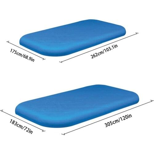 Rectangular Pool Cover Rainproof Windproof Dust Resistant Sun Protection For Swimming Pool ASD88
