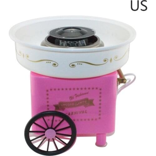 Retro Carriage Cotton Candy Machine Fashion Mini Candy Floss Maker Home Use Countertop Electric Nostalgia Trolley