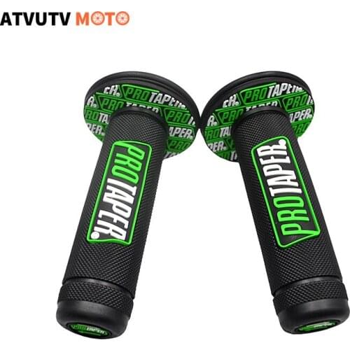 22mm Motorcycle Dirt Pit Bike Motocross 7/8" Handlebar Rubber Gel Hand Grips for Protaper KTM EXC KLX HONDA husqvarna