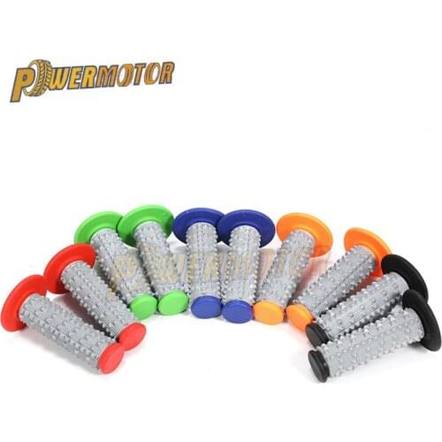 Motorcycle Rubber Grips Dirt Bike Pit Bike Motorcycle use Dual Handle Grip for Motocross Enduro Supermoto CRF YZF WRF KXF KLX