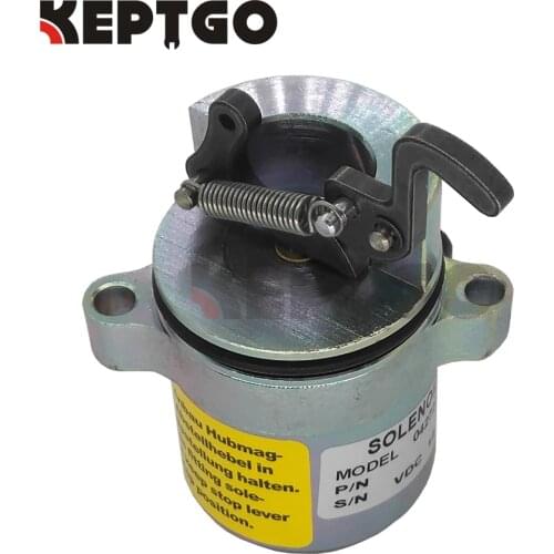 Shut Off Solenoid 04170534R 04272733 For Deutz 1011 Motor Case 360 Backhoe Bobcat Skid Steer Loader