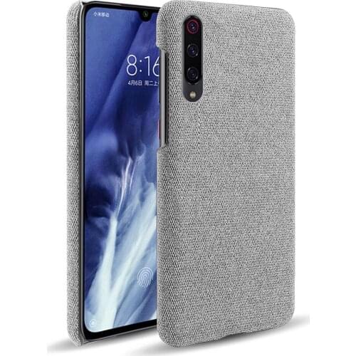 Cloth Cases for Xiaomi Mi 9 Pro Case Slim Retro Cloth Hard Phone Cover for Xiomi Mi 9 pro Mi9pro xiaomi9pro Funda Coque Capa