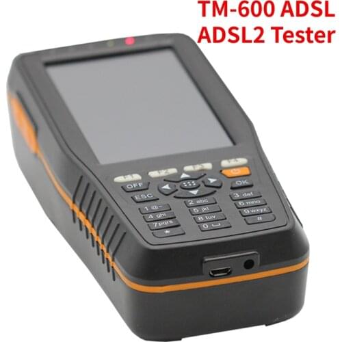 TM-600 ADSL ADSL2 Tester ADSL WAN & LAN Tester xDSL Line Test Equipment TM600 Tone Tracker TDR Cable Fault Locator optional