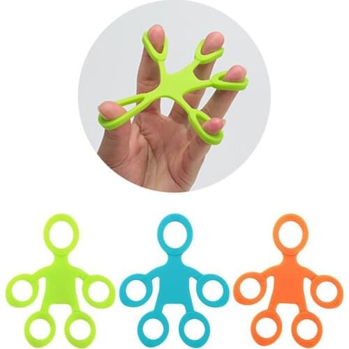 Fitness Strength Hand Grip Finger Stretcher Hand Resistance Bands Extensor Exerciser Grip Strengthener Portable Fitness Equipmen