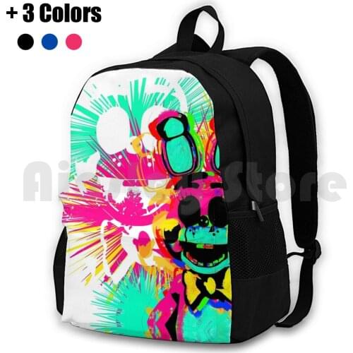Bonnie Outdoor Hiking Backpack Riding Climbing Sports Bag Five Nights At Fnaf Fnaf 2 Bonnie Toy Bonnie Video Games Graffiti Pop
