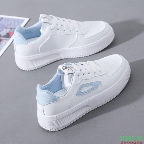 Spring new Korean version small white shoes female student board shoes female thick bottom muffin shoes