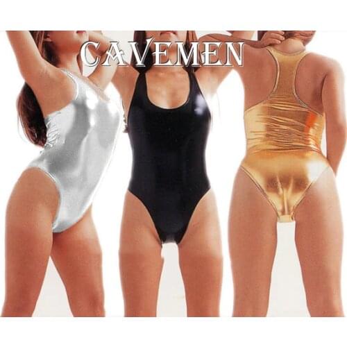 Golden silvery Leatherwear* 1479 *Ladies Thongs G-string Underwear Panties Briefs T-back Swimsuit Bikini Free Shipping