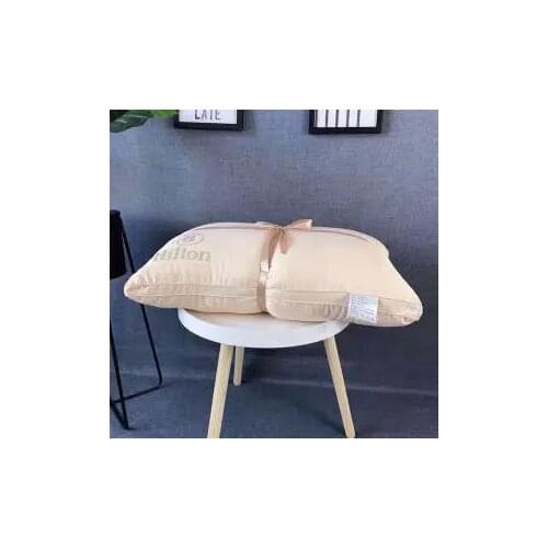 2021 Hilton Five-star Hotel Pillow Pure Color Microfiber Filled Cushion Bedroom Sleeping Bedding Pillow Core 48x74cm
