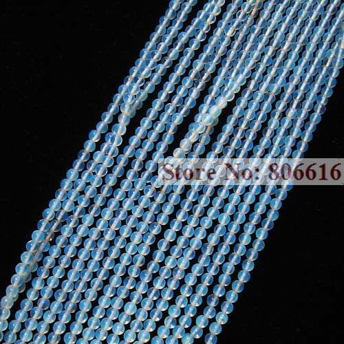 6MM 130PCS Natural Opal Crystal Quartz Loose Strand Stone Jewelry Beads Accessories