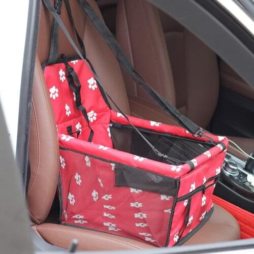 Pet Puppy Dog Carrier Car Seat Dog Mat Car Basket Breathable Waterproof Cage Booster Car Seat Pet Car Seat Bag Pet Products
