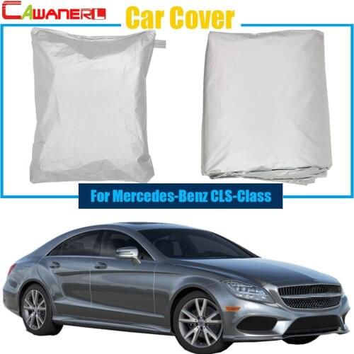 Cawanerl Car Cover Anti-UV Rain Snow Sun Resistant Sun Shield Cover Car-Cover For Mercedes-Benz CLS-Class