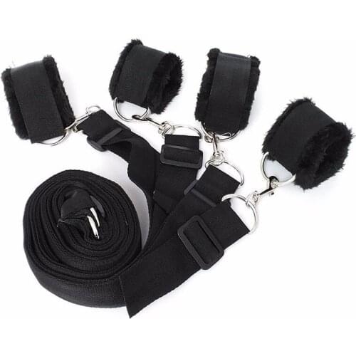 Sex Toys Bondage Plush Handcuffs&Legcuffs BDSM Bondage For Women Flirt Sex Product For Couples