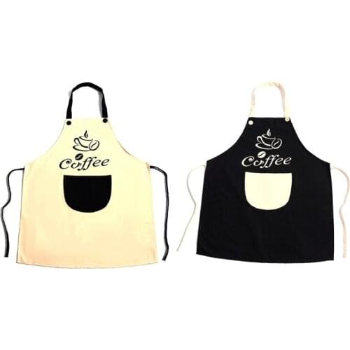 Apron Print Adult Water and Oil Proof Apron Kitchen Restaurant Cooking Bib K0AB