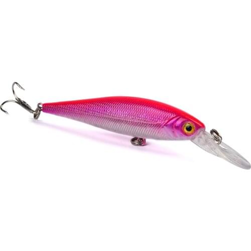 HiUmi 1PC 10.1cm 9.36g New Minnow Fishing Lures Fish Minnow Lure Tackle Hard Bait Pesca Wobbler Artificial Swim bait