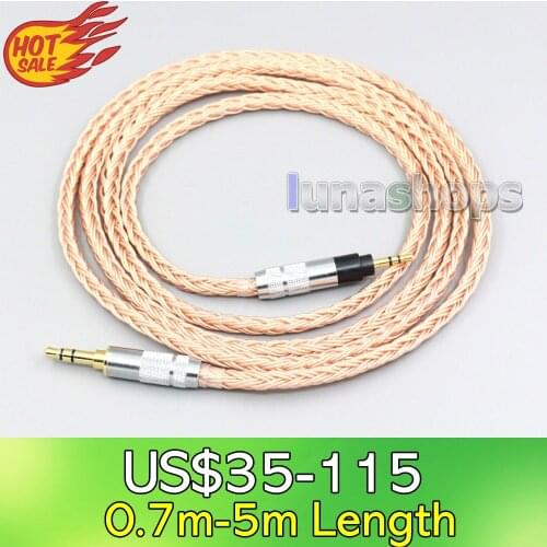 LN006767 2.5mm 4.4mm XLR 3.5mm 16 Core 99% 7N OCC Earphone Cable For Sennheiser Urbanite XL On/Over Ear