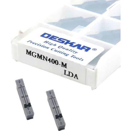 10PCS Carbide Insert MGMN150 MGMN200 MGMN250 MGMN300 MGMN400 MGMN500 LDA DESKAR Blade CNC Lathe Slotting Turning Tool for P.M.K
