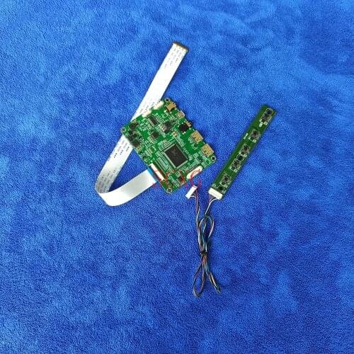 KIT 2-Mini HDMI-compatible EDP 30Pin 5V micro USB 1366*768 LCD Panel controller card For N140BGA-EA3/EB3 N140BGE-E33/E43/E53/EA3
