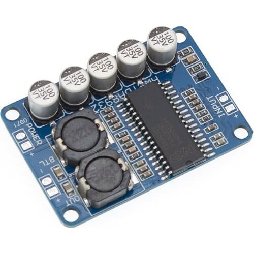1pcs Digital power amplifier board module 35w mono amplifier module High-power TDA8932 low power consumption