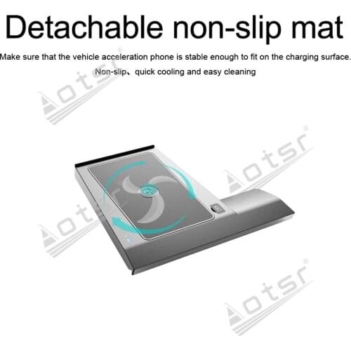 QI Car infrared wireless charger For Honda Avancier 2017 Honda UR-V 2017 Wireless Charging Car Phone Holder for iphone / Samsung