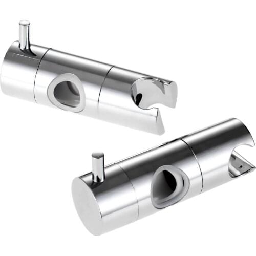 Hand Held Shower Head Holder for 22/25mm Slider Bar Height Angle Adjustable Sprayer Holder Shower Rod Replacement Parts