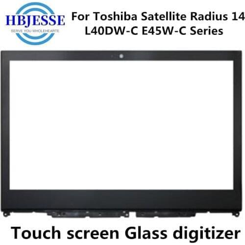 Touch Screen Digitizer Glass For Toshiba Satellite Radius 14 L40DW-C005 L40DW-C006 L40W-C009 L40W-C1697 E45W-C4200X E45W-C4200