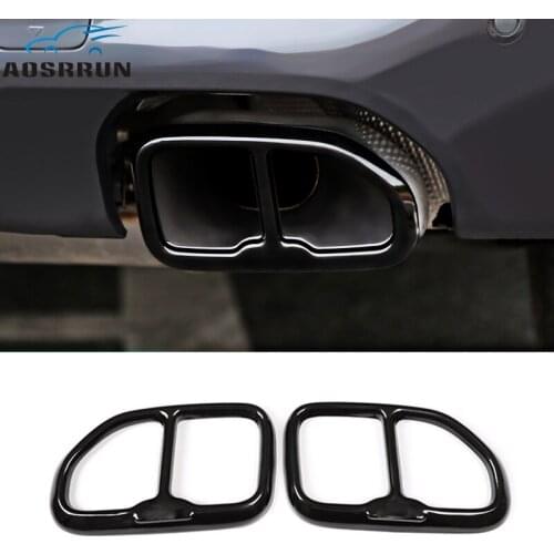 Car-styling Exhause air filter 2 to 4 Cover Car Accessories For BMW X3 G01 2018