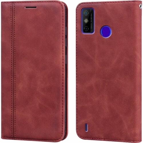 Vintage Case For Tecno Spark 6 Go 2020 7 Cover Leather Wallet Flip Case for Etuina Telefon Tecno Camon 17 12 Pro 15 Air Funda