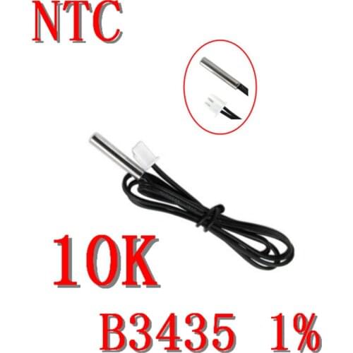 Waterproof NTC temperature sensor 10K B3435 1% accuracy NTC thermistor 10K B3435 1% negative temperature controller NTC10K-3435