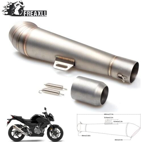 36MM-51MM Motorcycle exhaust escape With db killer Modified Scooter Exhaust Pipe Muffle Fit for most motorcycle ATV dirt bike