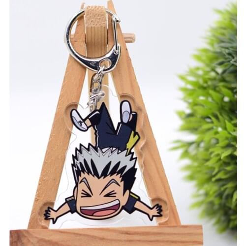 WL0935 Haikyuu!! Keychain Acrylic Cartoon Keyring Accessories