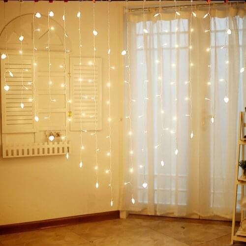 ZXCXZ LED Garland Curtains