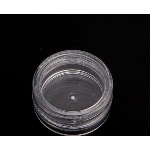 1/50pcs Mini Sample Bottle Cosmetic Makeup Jar Pot Face Cream Lip Balm Container U2JD