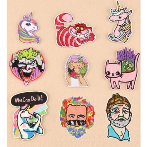 1pcs Mix number POW Patch for Clothing Iron on Embroidered Sew Applique Cute Patch Fabric Badge Garment Apparel Accessories -33