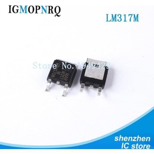 10PCS/lot LM317M TO-252 LM317 LM317MDT regulator Positive adj Reg 3Terminal