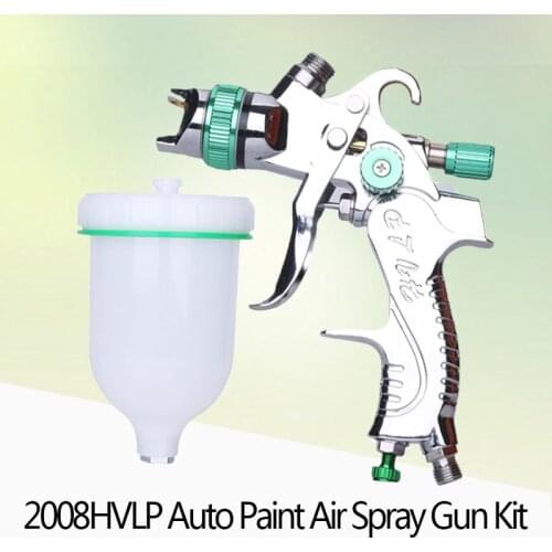 2020 2008HVLP Auto Paint Air Spray Gun Kit Gravity Feed Car Primer 1.4MM~2.0MM Nozzle Car Paint Tool Body Repair Tool New