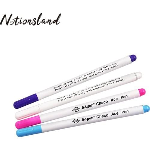 4pcs 15.5cm Cross Stitch Embroidery Soluble Water Erasable Pens Fabric Markers for DIY Needlework Sewing Accessories