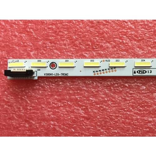 4Pieces/lot FOR Skyworth 58E690U LCD TV backlight strip V580H1-LE6-TREM2 V580HJ1-LE6 64LED 721MM