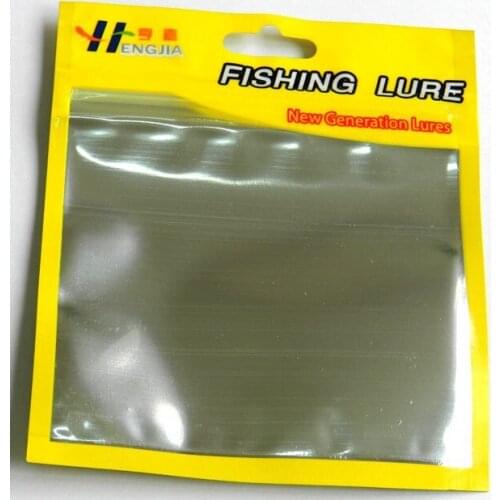 50Pcs 11cm 13cm Self Seal Zipper Plastic fishing lures bag Ziplock Packing Bag Pesca Fishing Tackles