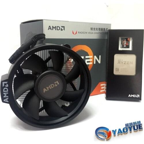 AMD Ryzen 3 2200G PC Computer Quad-Core processor AM4 Desktop Boxed CPU Contains cooler