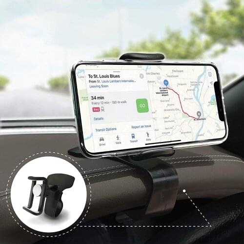 XMXCZKJ Adjustable Car Phone Holder Dashboard Mount Holder For 3.5-6.5 Inch Clamp Clip Car-Styling Stand For iPhone 11 Pro Max