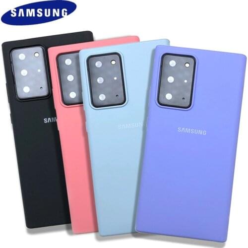 Original Samsung Galaxy S20FE Soft Silicone Case Silky Touch Protective Shell Cover For S20 FAN Edition S20Plus Note20